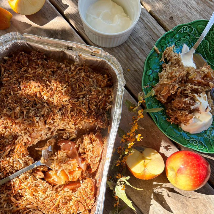 Apple Crumble (Serves 8)