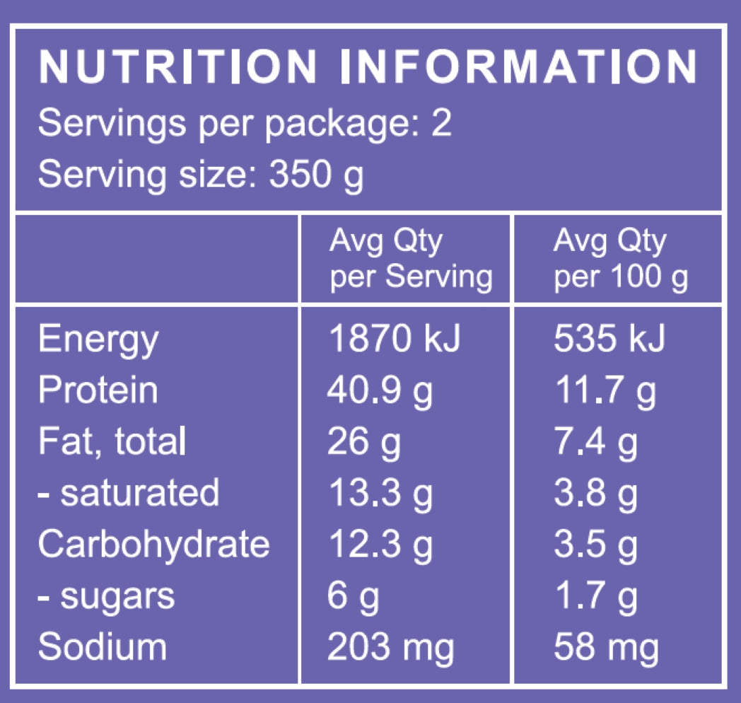 Beef Lasagne (Serves 2)