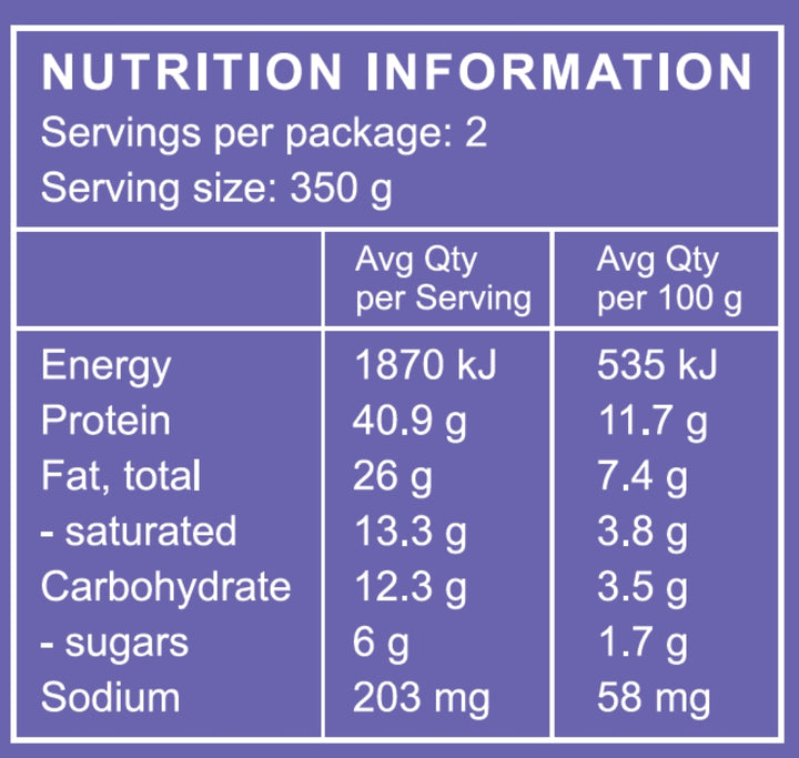 Beef Lasagne (Serves 2)