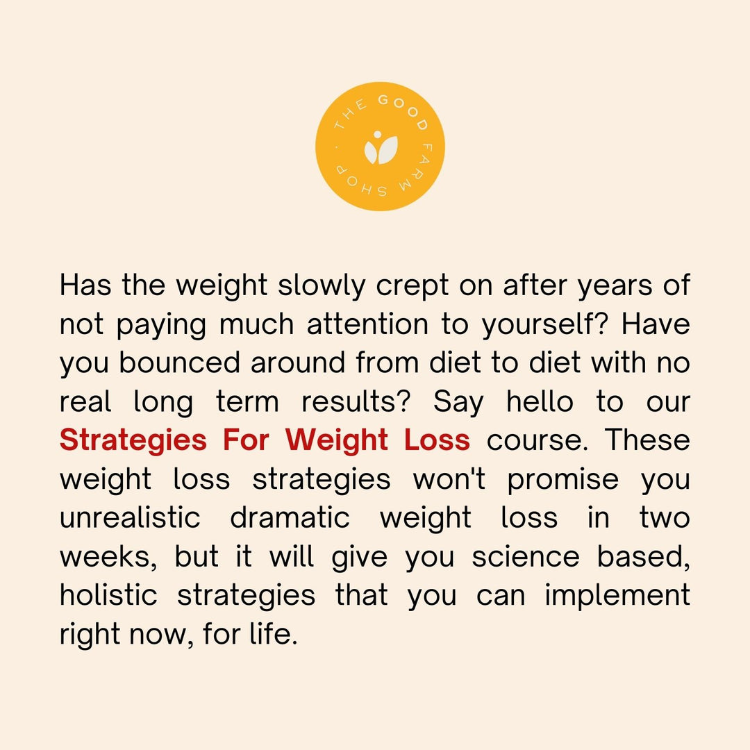 Strategies for Weight Loss