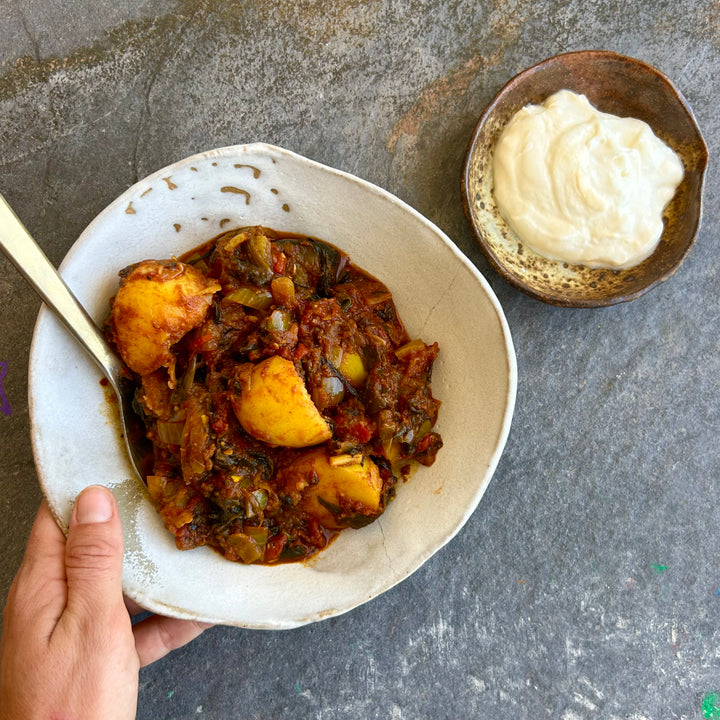 Potato & Eggplant Curry (Serves 2)