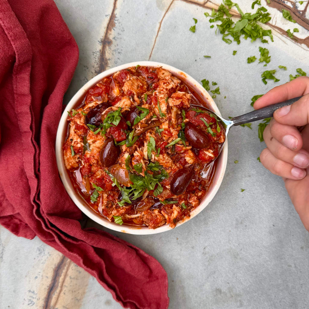 Pasture-Raised Chicken Cacciatore (Serves 2)