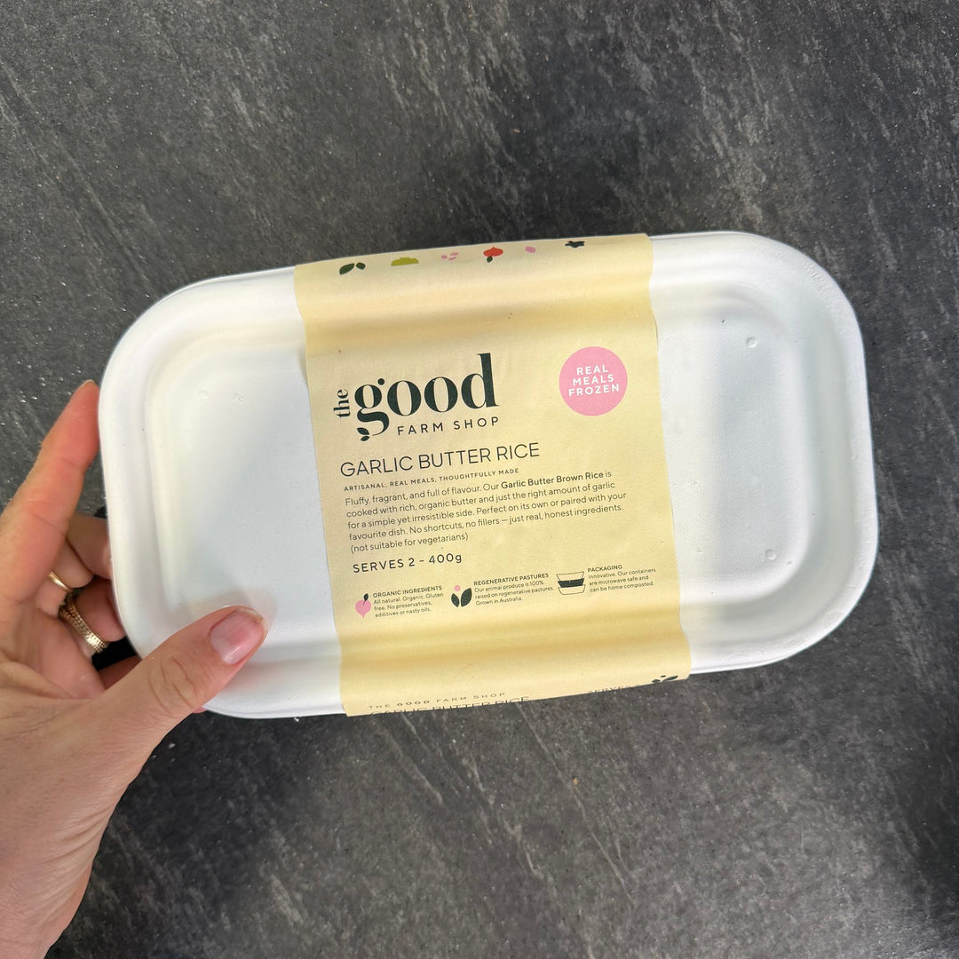Garlic Butter Rice (Serves 2)